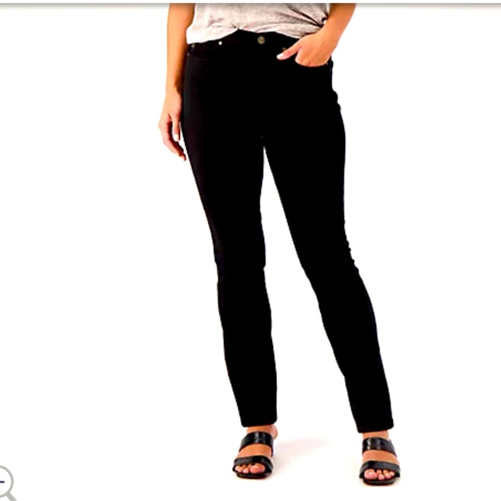 New A517553 Belle by Kim Gravel Petite Flexibelle Rollabelle jeans 26WP
